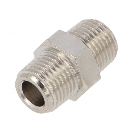 Niplu Alamă Nichelată G 1/8 300°C | Electronic-mag.ro | Componente Electronice