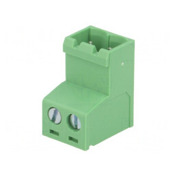 Regletă de Conexiuni Deconectabilă 5mm 2 Piste Drept Mufă | Electronic-mag.ro | Componente Electronice