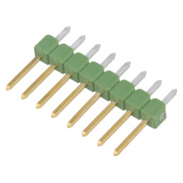 Conector pini tată 8 pini 2,54mm drept AMPMODU MOD II | Electronic-mag.ro | Componente Electronice