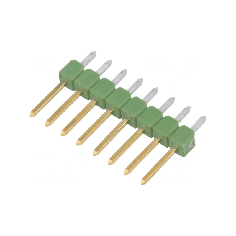 Conector pini tată 8 pini 2,54mm drept AMPMODU MOD II | Electronic-mag.ro | Componente Electronice