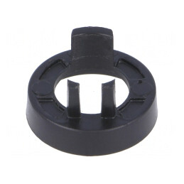 Capac Piuliță Neagră ABS 16mm | Electronic-mag.ro | Componente Electronice