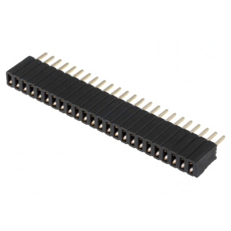 Soclu Şiruri Pini Mamă 24 Drept 1,27mm THT 1x24 | Electronic-mag.ro | Componente Electronice