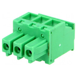 Regletă de Conexiuni Deconectabilă 3 Piste 3,81mm Unghiulară | Electronic-mag.ro | Componente Electronice