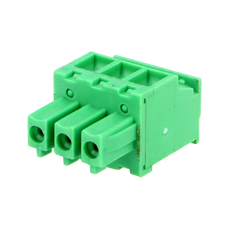 Regletă de Conexiuni Deconectabilă 3 Piste 3,81mm Unghiulară | Electronic-mag.ro | Componente Electronice