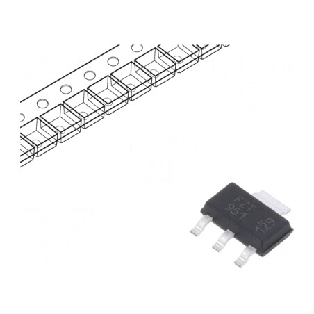Tranzistor PNP Bipolar 60V 5A SOT223 | Electronic-mag.ro | Componente Electronice