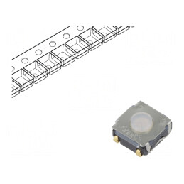 Microîntrerupător TACT SPST-NO SMT 0,05A 32VDC | Electronic-mag.ro | Componente Electronice