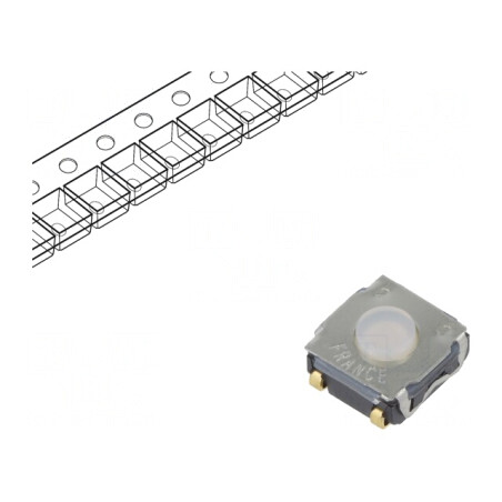 Microîntrerupător TACT SPST-NO SMT 0,05A 32VDC | Electronic-mag.ro | Componente Electronice