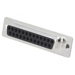 Conector D-Sub 25-Pin Mamă pe Cablu Negru | Electronic-mag.ro | Componente Electronice