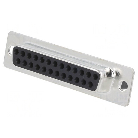 Conector D-Sub 25-Pin Mamă pe Cablu Negru | Electronic-mag.ro | Componente Electronice