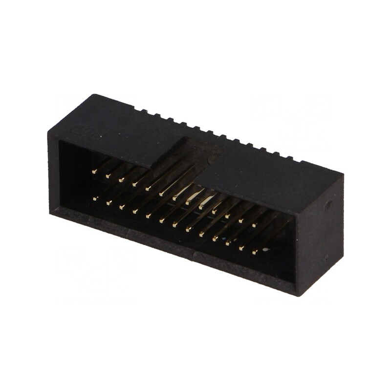 Soclu IDC tată 26 PIN drept THT gold flash 1,27mm | Electronic-mag.ro | Componente Electronice