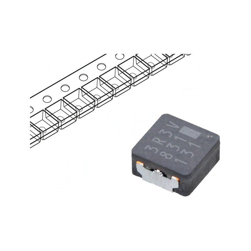 Inductor SMD 3.3uH 5A 6.4x6x3mm | Electronic-mag.ro | Componente Electronice