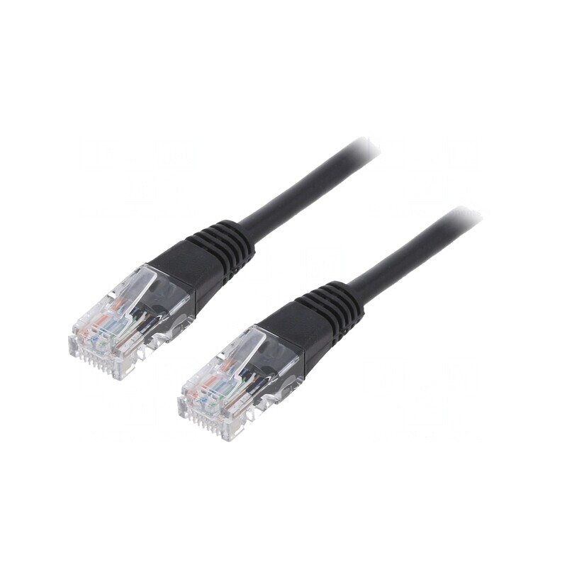 Patch Cord UTP Cat5e Negru 0.5m | Electronic-mag.ro | Componente Electronice Patch Cord UTP Cat5e Negru 0.5m | Electronic-mag.ro | Componente Electronice