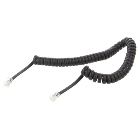 Cablu Telefon Spiralat RJ10 cu Mufe ambele Părți | Electronic-mag.ro | Componente Electronice