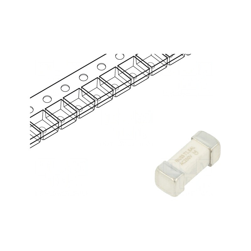 Siguranță întârziată 1,6A 250V SMD | Electronic-mag.ro | Componente Electronice