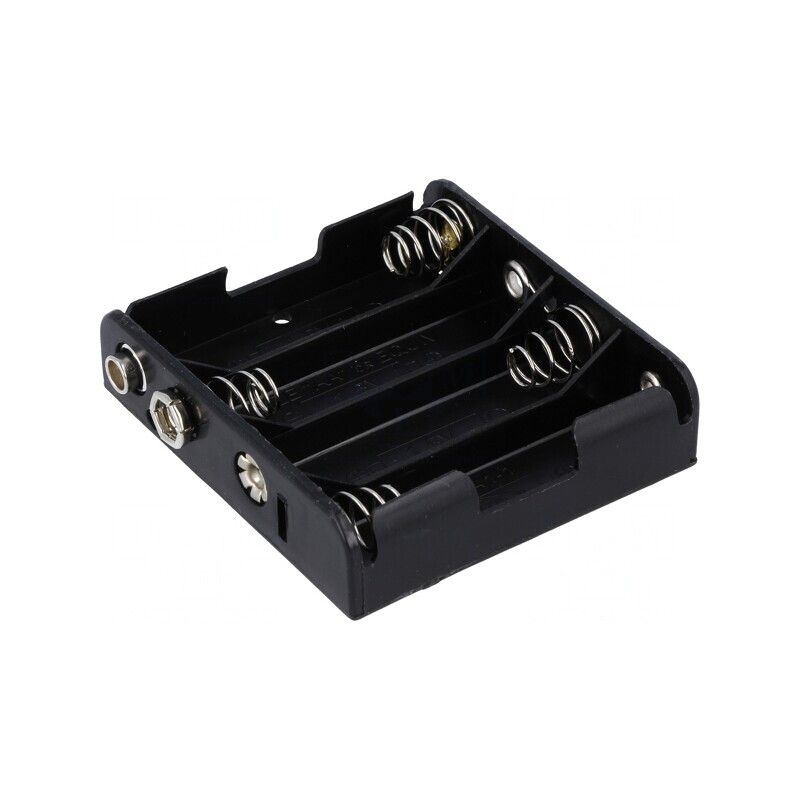 Suport Baterii AA/R6 4x6F22 Negru | Electronic-mag.ro | Componente Electronice Suport Baterii AA/R6 4x6F22 Negru | Electronic-mag.ro | Componente Electronice