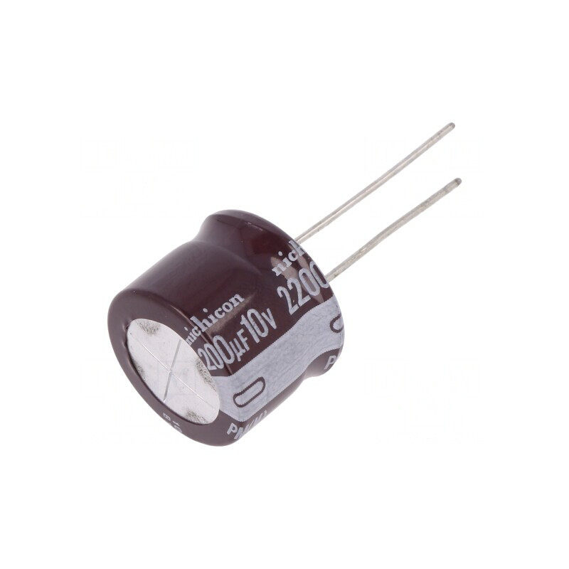 Condensator electrolitic low ESR THT 2200uF 10VDC 18x15mm | Electronic-mag.ro | Componente Electronice