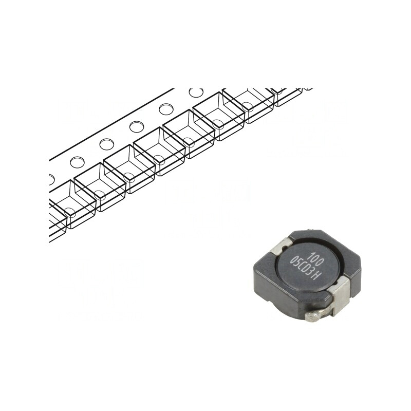 Inductor SMD 10.1uH 4.8A 18mΩ 30% 4.6A | Electronic-mag.ro | Componente Electronice