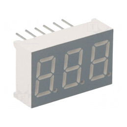 Afişaj LED 7 Segmente Roșu 3 Digiti 9.2mm | Electronic-mag.ro | Componente Electronice