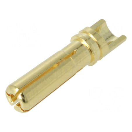 Mufă Banană 4mm 36A Neizolată Aurită | Electronic-mag.ro | Componente Electronice