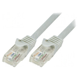 Patch Cord UTP Cat5e 0.25m Gri | Electronic-mag.ro | Componente Electronice