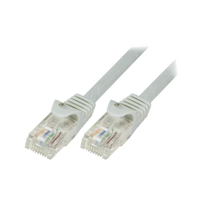 Patch Cord UTP Cat5e 0.25m Gri | Electronic-mag.ro | Componente Electronice