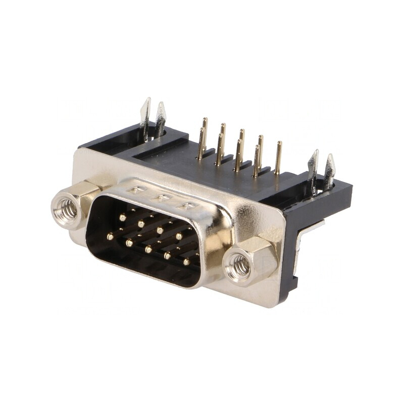 Conector D-Sub 9 PIN Tată 90° THT | Electronic-mag.ro | Componente Electronice