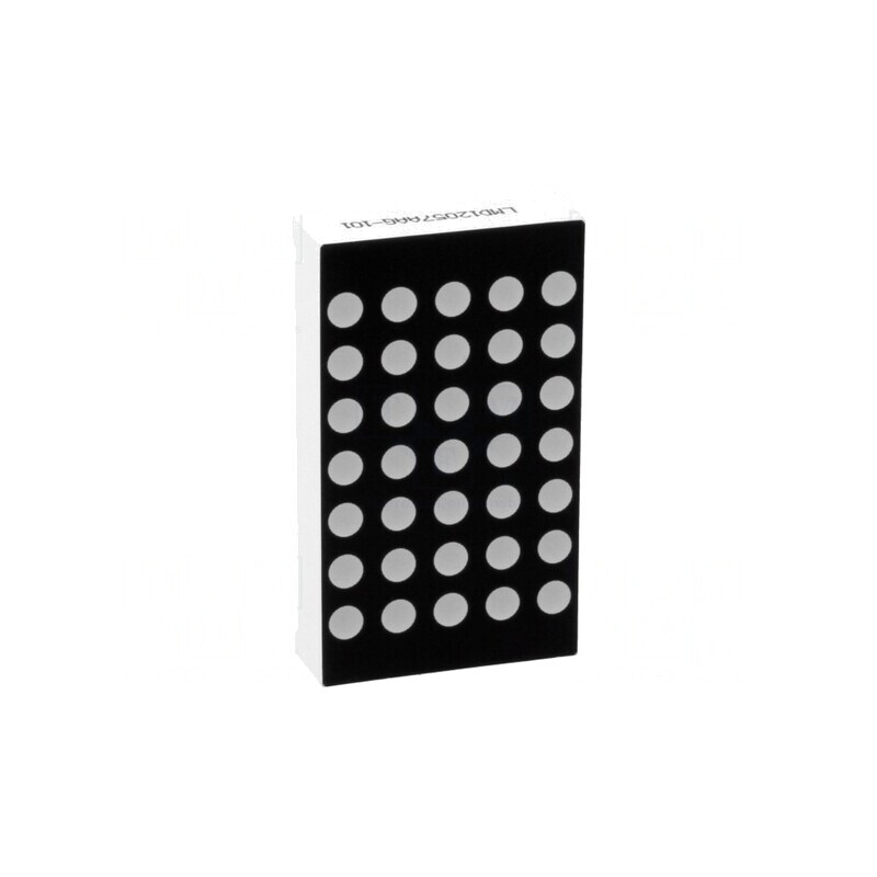 Afișaj LED Matrice 5x7 Verde 39x23mm | Electronic-mag.ro | Componente Electronice