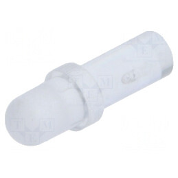 Tub LED Rotund Ø3mm Convex Drept | Electronic-mag.ro | Componente Electronice