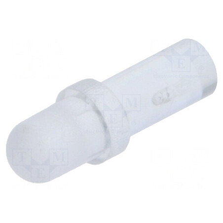Tub LED Rotund Ø3mm Convex Drept | Electronic-mag.ro | Componente Electronice