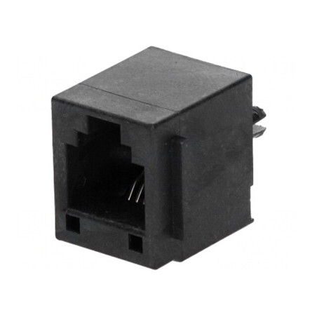 Soclu RJ11 6p6c THT Drept | Electronic-mag.ro | Componente Electronice