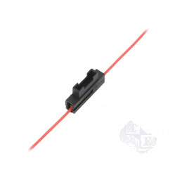 Clemă Roșie 19mm Siguranțe Auto 3A | Electronic-mag.ro | Componente Electronice