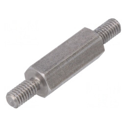 Piuliță Distanțieră Filetată 18mm M4 Hexagonală | Electronic-mag.ro | Componente Electronice