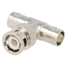 Adaptor T BNC Două Socluri și O Mufă | Electronic-mag.ro | Componente Electronice