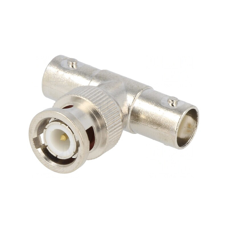 Adaptor T BNC Două Socluri și O Mufă | Electronic-mag.ro | Componente Electronice
