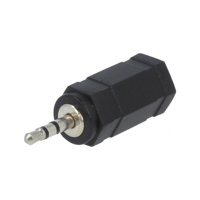 Adaptor Audio Jack 2,5mm la 3,5mm Negru | Electronic-mag.ro | Componente Electronice