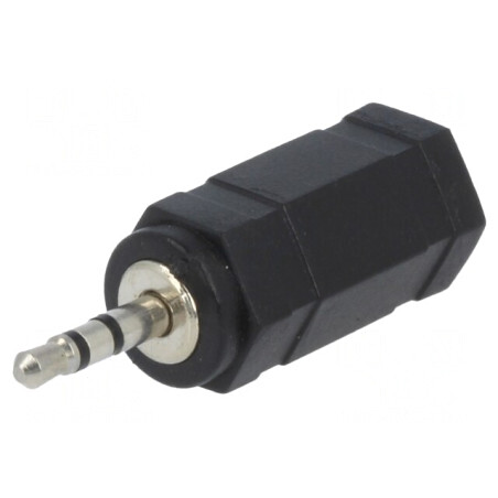 Adaptor Audio Jack 2,5mm la 3,5mm Negru | Electronic-mag.ro | Componente Electronice