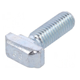 Șurub oțel zinc M8 x 25mm pentru profile 10mm | Electronic-mag.ro | Componente Electronice