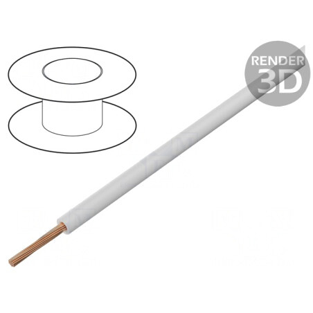 Cablu Cu 1,5mm2 PVC Alb 500m Clasa 5 | Electronic-mag.ro | Componente Electronice