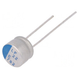 Condensator Polimeric Low ESR 22uF 25V THT | Electronic-mag.ro | Componente Electronice
