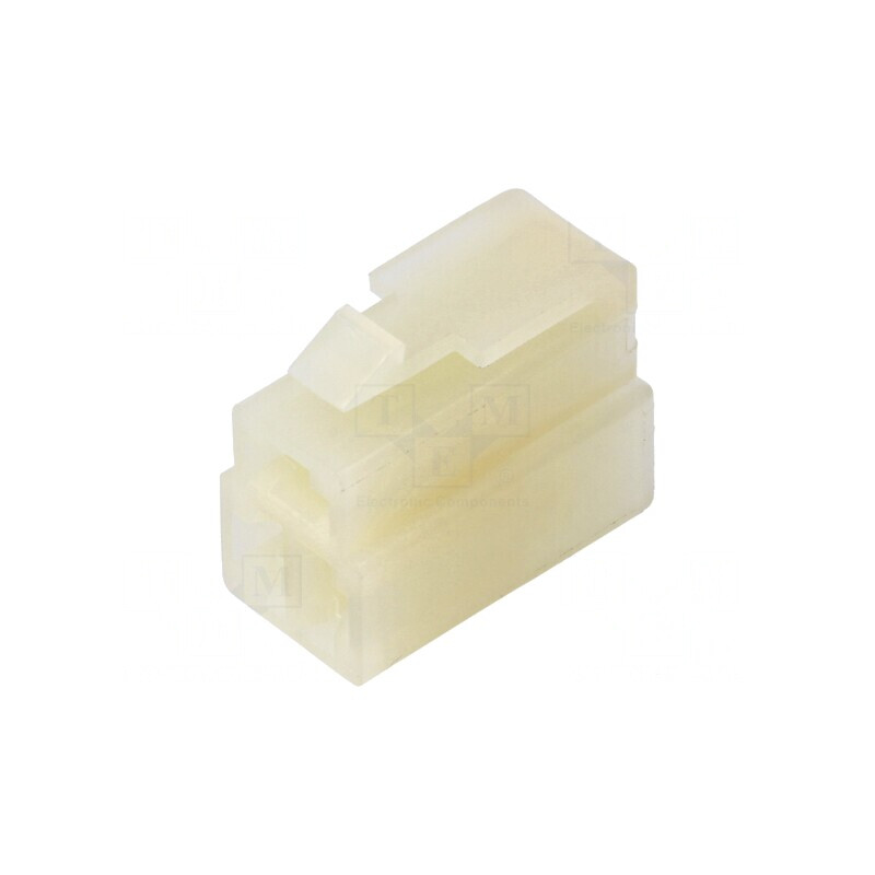 FF 250 Plug Housing 3P Nylon Natural | Electronic-mag.ro | Componente Electronice
