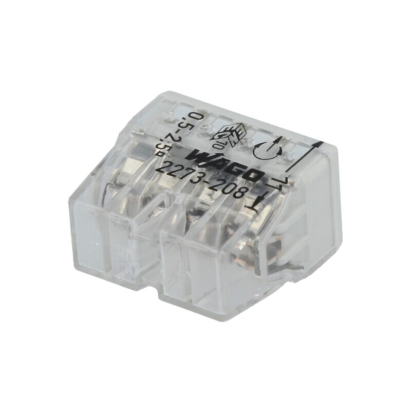 Bornă cu arc 0,5-2,5mm2 450V 24A cu eliberare rapidă | Electronic-mag.ro | Componente Electronice Bornă cu arc 0,5-2,5mm2 450V 24A cu eliberare rapidă | Electronic-mag.ro | Componente Electronice
