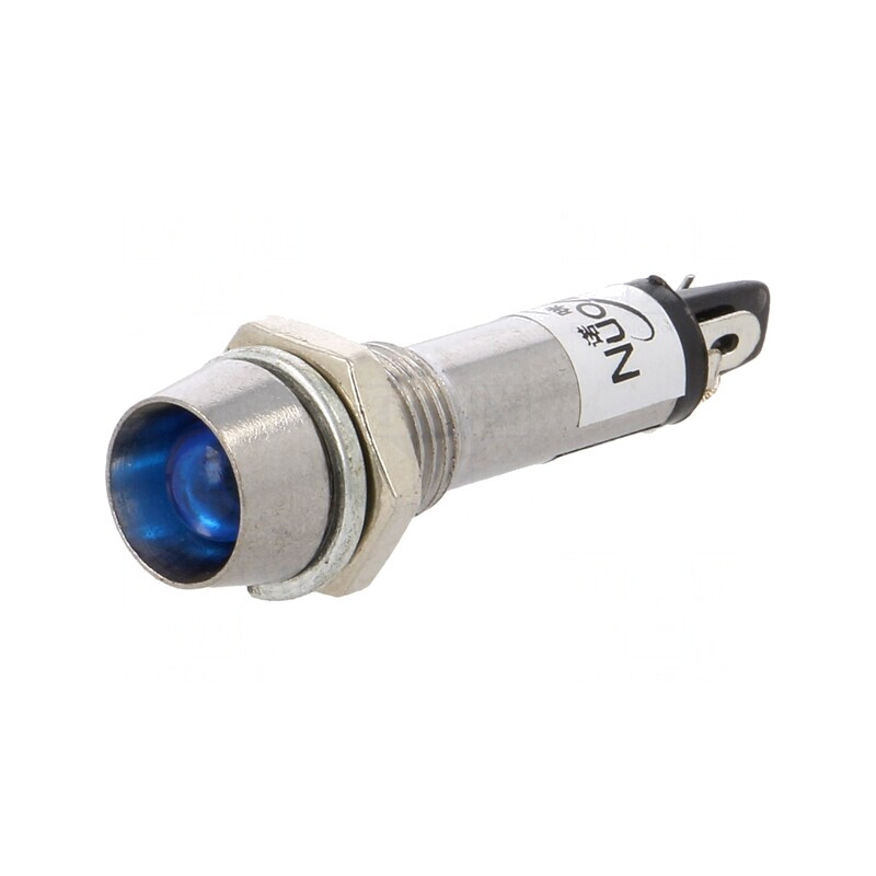 Lampă Control LED Albastră 12V IP40 Metal Ø8.2mm | Electronic-mag.ro | Componente Electronice Lampă Control LED Albastră 12V IP40 Metal Ø8.2mm | Electronic-mag.ro | Componente Electronice