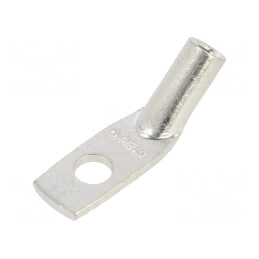 Vârf Inelar Tubular M5 6mm2 Crimpat 45° | Electronic-mag.ro | Componente Electronice