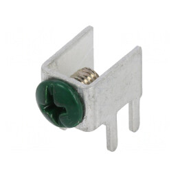 Terminal cu Șurub Verde THT | Electronic-mag.ro | Componente Electronice