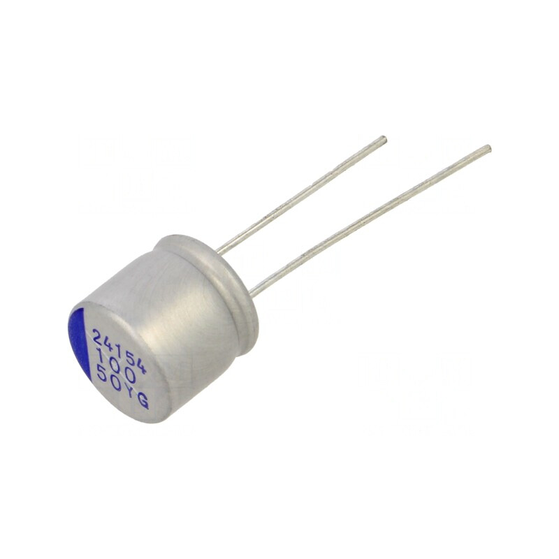 Condensator Hibrid THT 100uF 55-125°C Ø10x9,5mm | Electronic-mag.ro | Componente Electronice