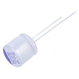 Condensator Hibrid THT 270uF Ø10x9,5mm -55÷125°C | Electronic-mag.ro | Componente Electronice