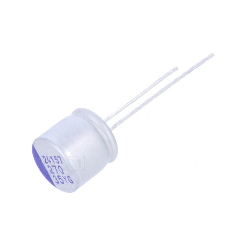 Condensator Hibrid THT 270uF Ø10x9,5mm -55÷125°C | Electronic-mag.ro | Componente Electronice Condensator Hibrid THT 270uF Ø10x9,5mm -55÷125°C | Electronic-mag.ro | Componente Electronice