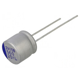 Condensator Hibrid THT 560uF Ø10x9,5mm -55÷125°C | Electronic-mag.ro | Componente Electronice