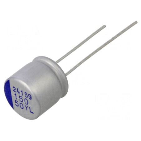 Condensator Hibrid THT 150uF 10x9.5mm -55÷125°C | Electronic-mag.ro | Componente Electronice