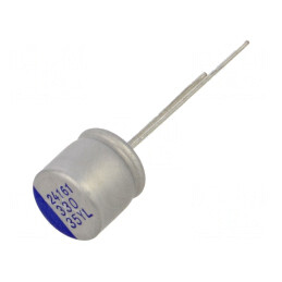 Condensator Hibrid THT 330uF 10x9,5mm | Electronic-mag.ro | Componente Electronice